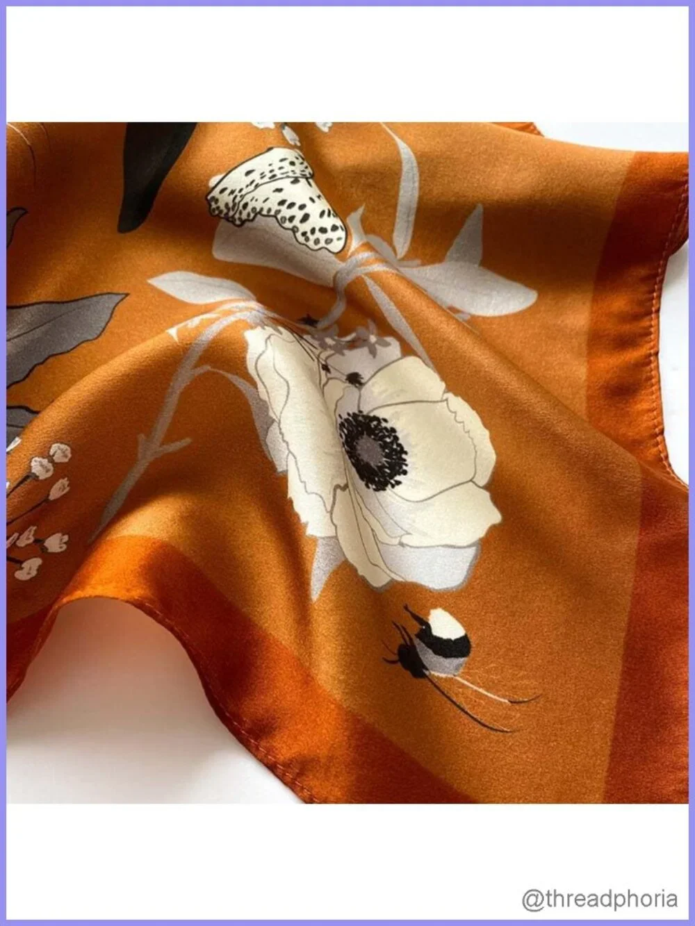 Mulberry Silk Scarf 21x21 Small Square Women's Fashion Scarf